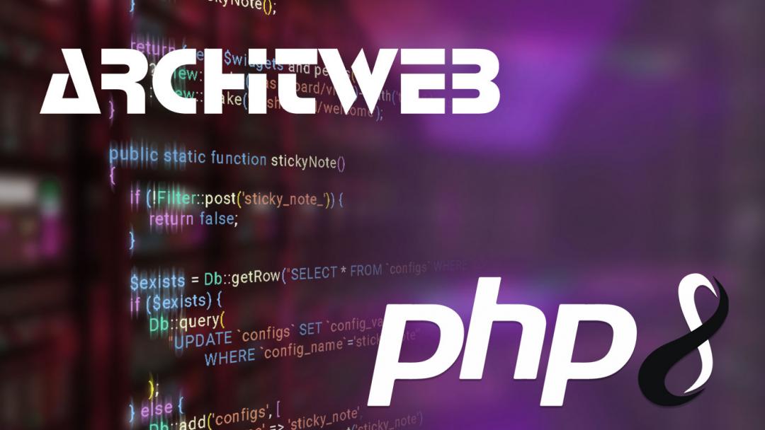 PHP 8 arrived at ArchitWeb